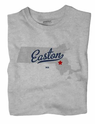 Easton Massachusetts MA Mass T-Shirt MAP