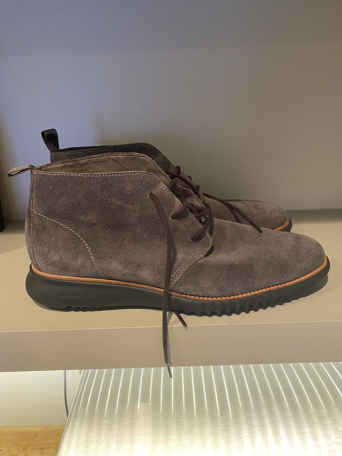 Cole Haan Zerogrand Thundercloud Suede Chukka Rare Gem