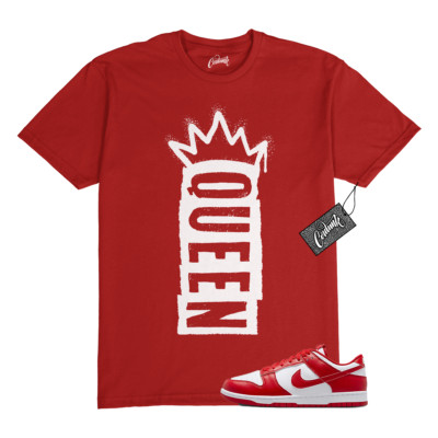 Dunk St Johns University Red White 2025 T Shirt Match Q1