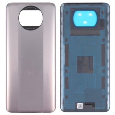Compatible Battery Cover For Xiaomi Poco X3 Pro Rear Replacement Metallic Bronze
