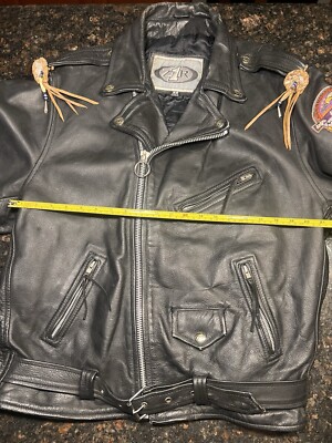 Vintage Harley Davidson 90's Men's Leather Motorcycle Jacket Size