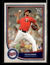 2018 Topps Big League #102 Felix Jorge Rookie Minnesota Twins