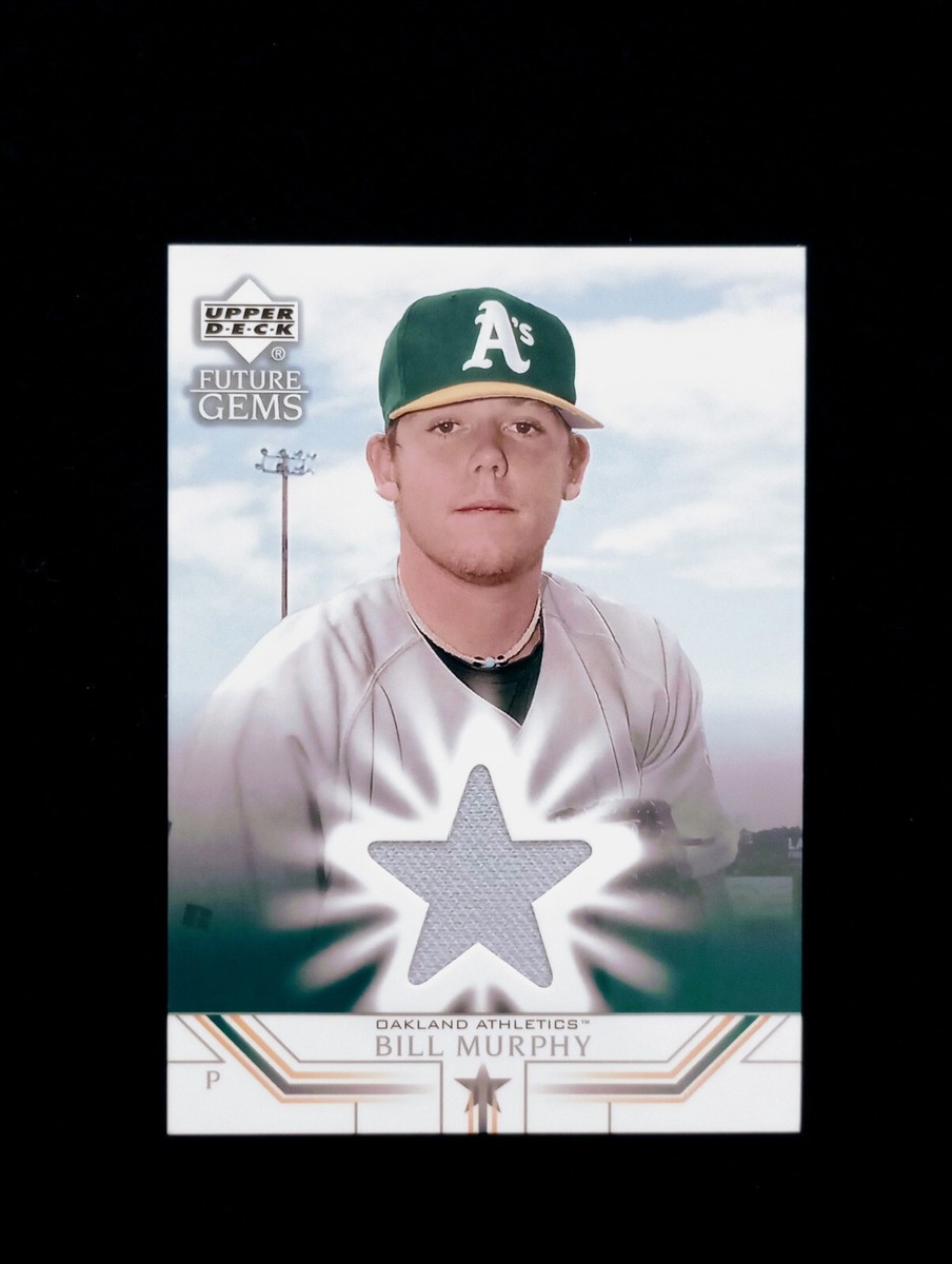 野球　ビル・マーフィー　直筆サイン入りルーキーカード　Bill Murphy 2002 UPPER DECK FUTURE GEMS OAKLAND ATHLETICS BILL MURPHY