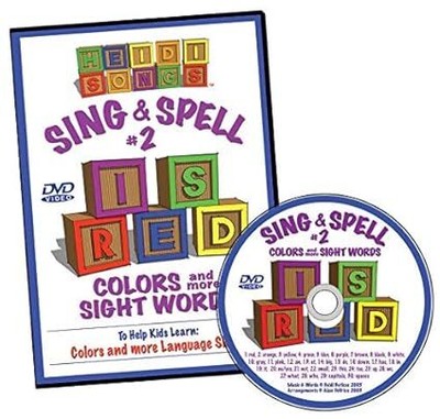 Sing & Spell the Sight Words: Volume 2 - Colors and more Sight Words DVD