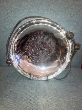 Micheal Aram Metal Poppy Bowl-  10.5” Excellent Condition