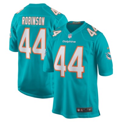 Miami Dolphins Chop Robinson #44 Nike Aqua 2025 Official NFL Game