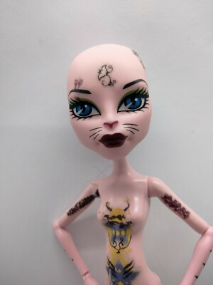 Monster High Create-A-Monster Cat nude pink for OOAK OAK creepy ghoul
