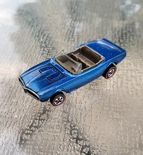 Mattel Hot Wheels Redlines Custom Firebird Blue