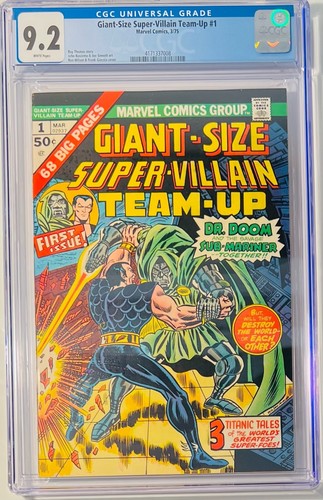 1975 Giant-Size Super-Villain Team-Up #1 CGC 9.2 Dr Doom Sub-Mariner