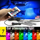 LED Car USB Charge Interior Accessories Floor Decorative Atmosphere Lamp Light