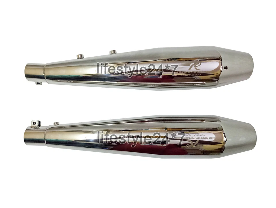 For "Int 650 & Gt 650 Royal Enfield" Red Rooster Performance Stellar Exhaust - Image 4 of 4