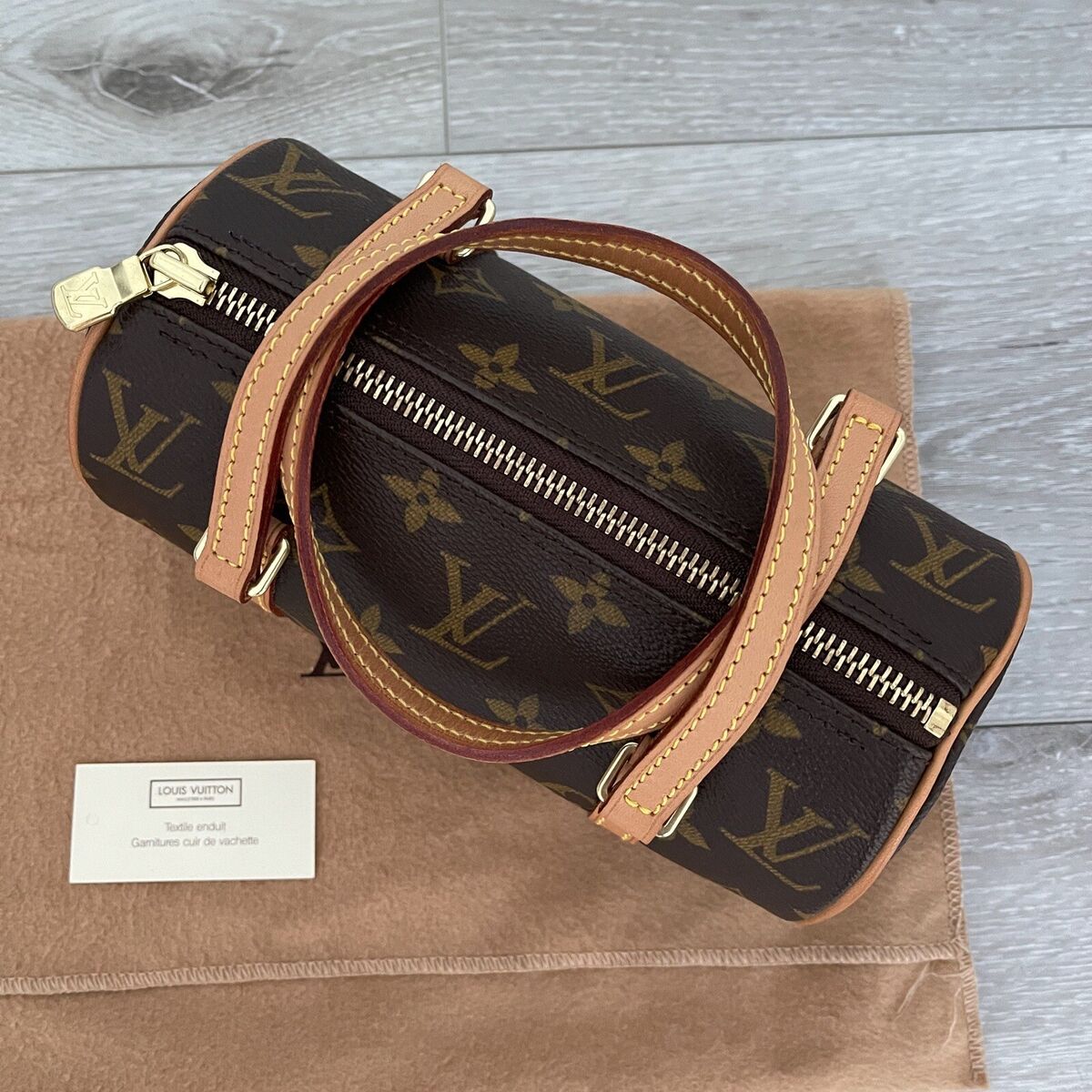 LOUIS VUITTON BROWN MONOGRAM MINI PAPILLON BAG