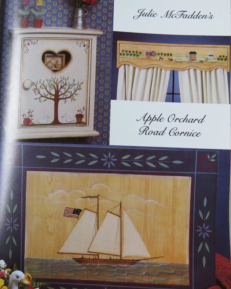 PIPKA & FRIENDS 1988 FOLK ART FURNITURE VOL IV MULTI PATTERN PAINTING BOOKLET - Image 4 of 4