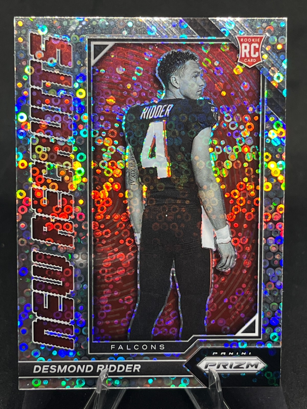 Desmond Ridder 2022 Panini Prizm New Recruits NO HUDDLE #NR-2 Falcons Rookie RC