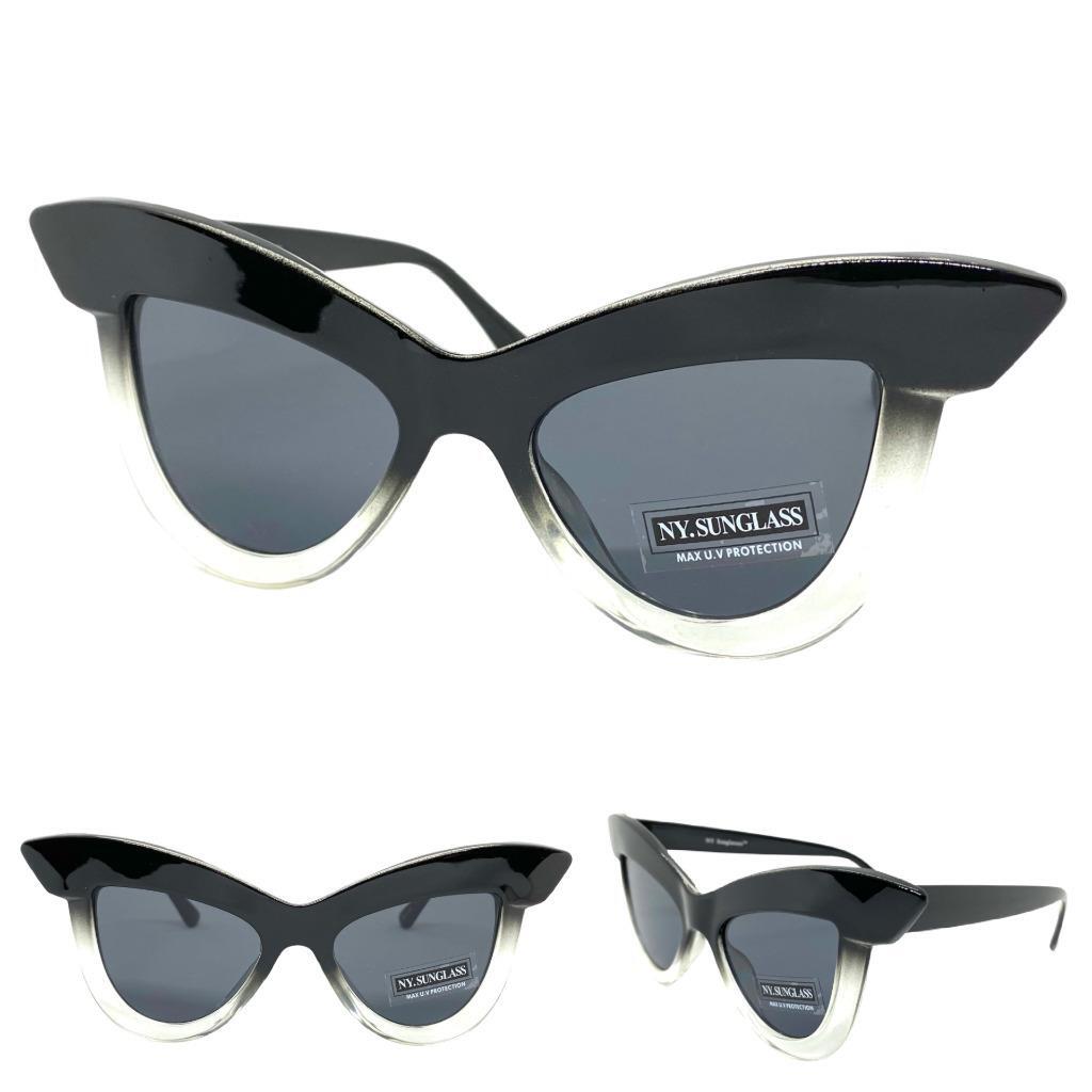 Oversized Exaggerated Retro Cat Eye Style SUNGLASSES Funky  display picture 2