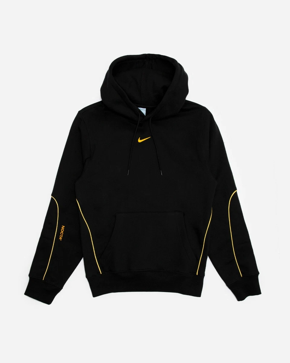 NEW 100% Authentic Men's Nike x Drake NOCTA Hoodie BLACK DA3920-010