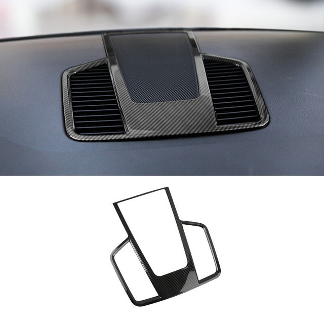 For Porsche Cayenne 1820 Carbon Fiber Look Dashboard Upper Air Outlet