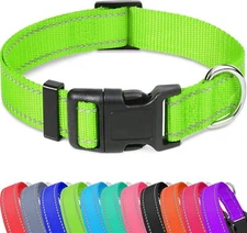 Dog Leash, Double-Sided Reflective w/ Soft Neoprene Padded Handle