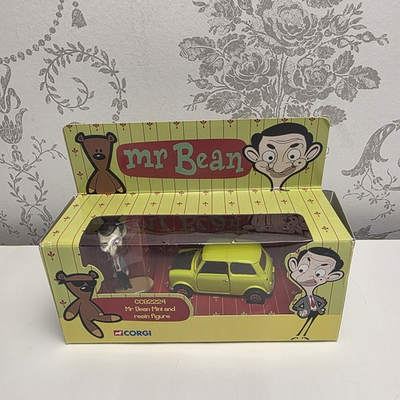 #ad Corgi Mr Bean Mini and Resin Figure CC82224 2003 TV Cartoon Rare Limited Edition GBP 44.99