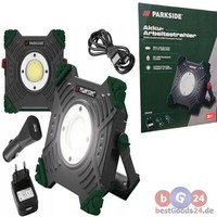 Akku-Led - Arbeitsleuchte 20 W Arbeitsstrahler + Powerbank-Funktion Parkside