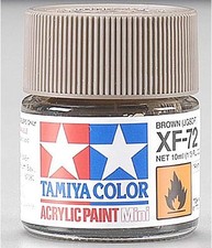 Tamiya 81772 Xf-72 Brown Mini 1/3 ounce Free Shipping
