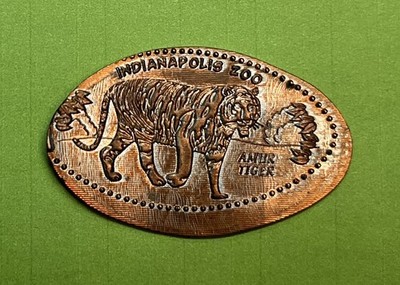 Elongated Penny Indianapolis Zoo, IN - Amur Tiger