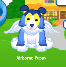 Webkinz Airborne Cachorro Virtual Código de Adopción Solo Mensaje Webkinz Código Ángel!!