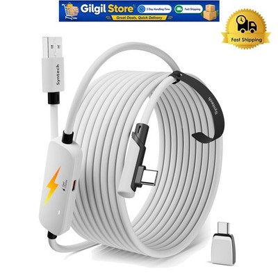 16FT VR Link Cable for Oculus/Meta Quest 3S/3 - Charge & Play Simultaneously
