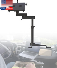 Truck Laptop Mount Fit for Ford F150 F350 F25 F550 No-Drilling Truck Com...