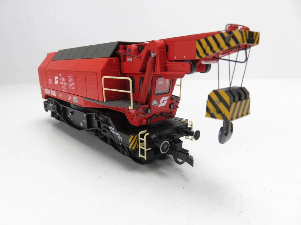 (THX876) Roco 79036 Digital-Eisenbahndrehkran der ÖBB, Sound, AC, H0, OVP - Bild 4 von 4