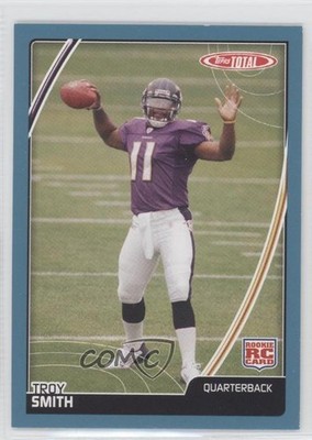2007 Topps Total Blue Troy Smith #444 0a1
