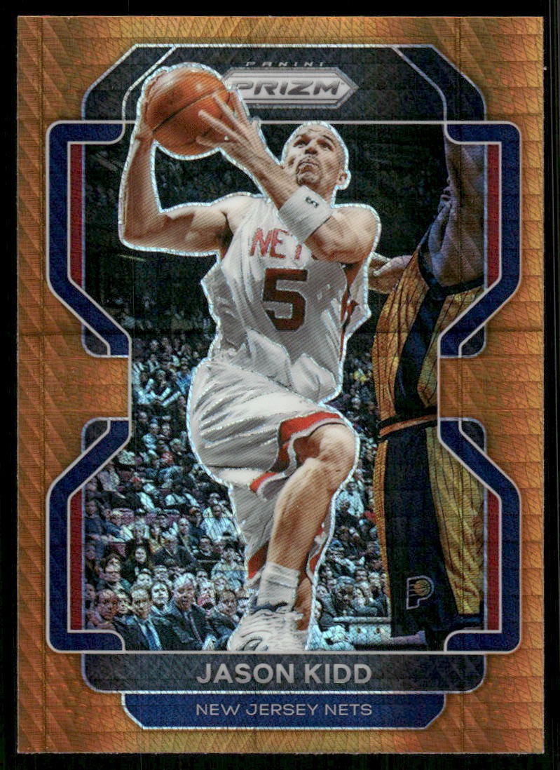 2021-22 Panini Prizm #244 Jason Kidd Hyper Orange SSP