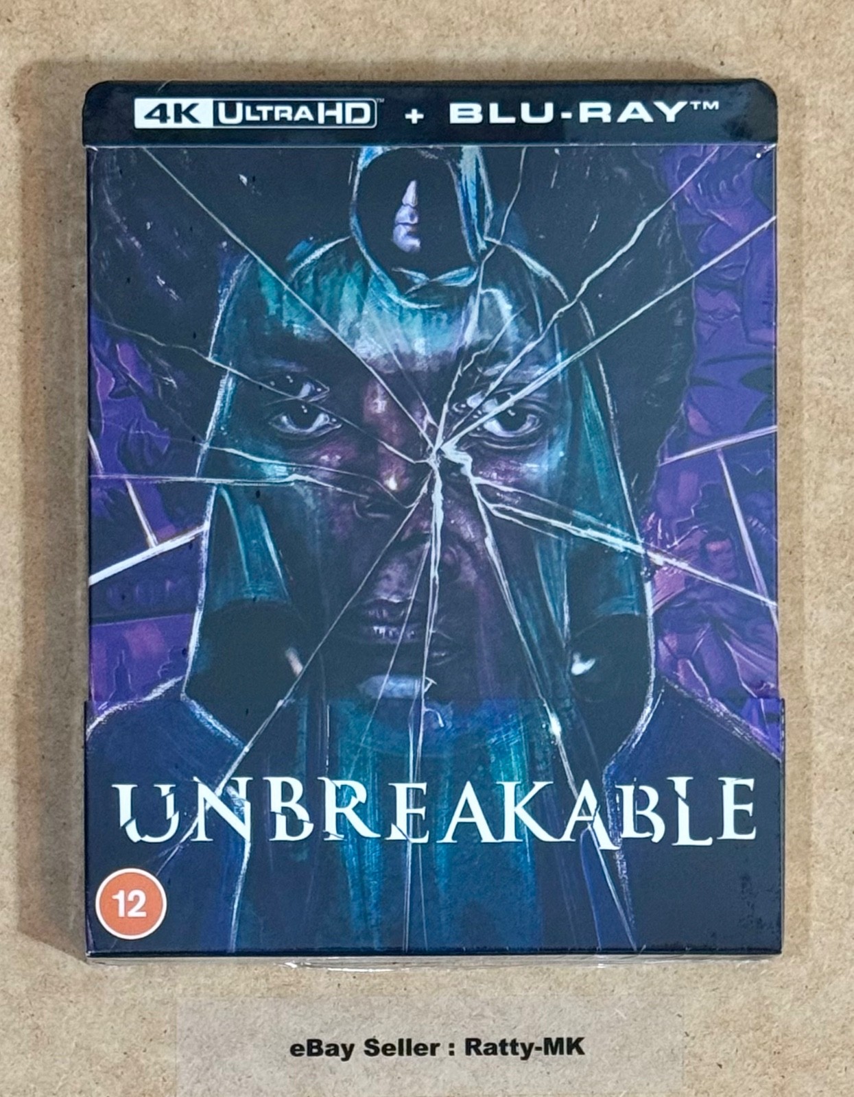 UNBREAKABLE - UK EXCLUSIVE 4K UHD + BLU RAY STEELBOOK - NEW & SEALED