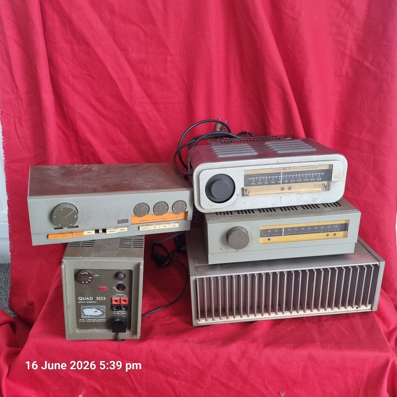 JOB LOT Quad HI Fi Stereo Power Amplifier ect 5 items