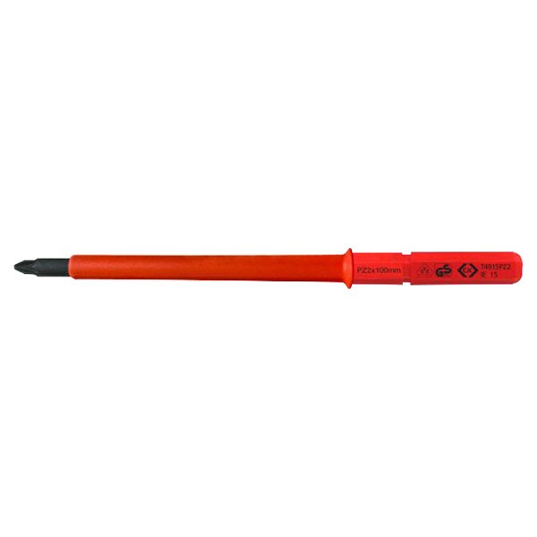 CK Tools VDE / 1000V Screwdriver Blade Pozidriv PZ2 x 100mm
