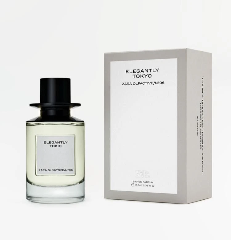 ZARA ELEGANTLY TOKYO N.6 EDP Spray Duft Damen Parfüm 100 ml 3,38 Oz Neu