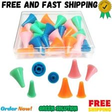 24 Pcs Colorful Knitting Needle Protectors - Small Knitting Needle Point Protect