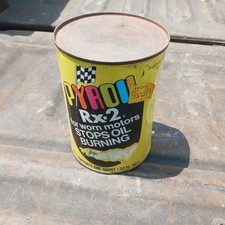 Additivo motore Pyroil Rx2 Quart vintage nos full can raro stile anni 60