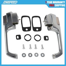 New Front Exterior Door Handle Chrome Pair Fits For 1967-1972 Chevy Gmc