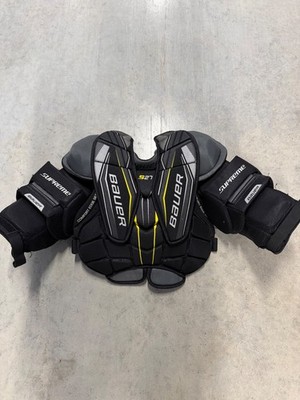 Bauer Supreme S27 Goalie Chest Protector JR Small Black Yellow Gray