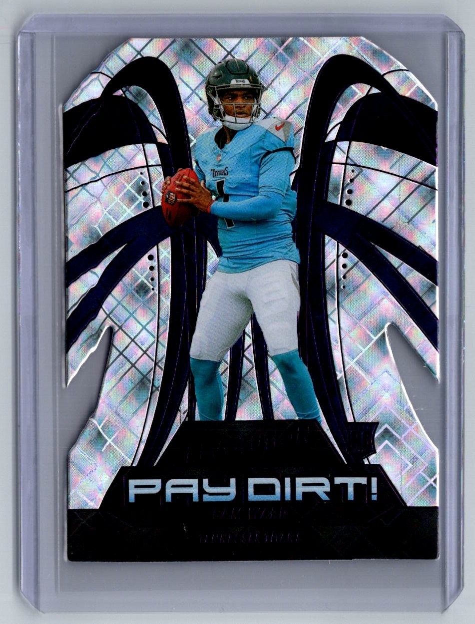 2025 Panini Revolution Cam Ward Pay Dirt! Cosmic /20 Rc Titans 