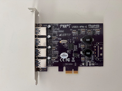 SONNET Allegro USB-A PCIe Karte  4 Ports - USB3-4PM-E (Mac/Windows)