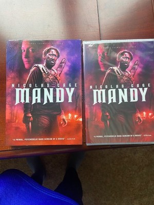 New Sealed DVD Nicolas Cage Mandy w/ Slipcover