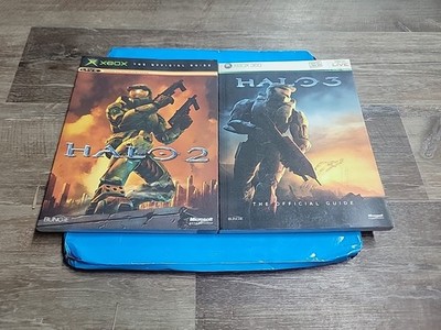 Lot of 2 ...Halo 2 + 3 The Official Guide  Microsoft XBox 360 Bungie