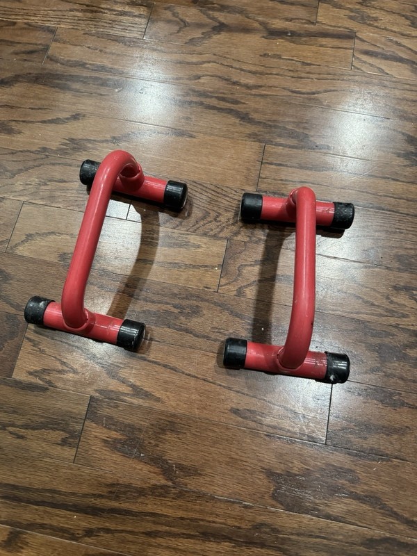 Rubberbanditz Parallette, Parallel Bars & Dip Station | At Home Gym Workout E...