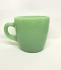 Fire King Vintage Jadeite Green Coffee Mug with C Handle.