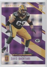 2017 Panini Unparalleled Purple 35/99 David Bakhtiari #126 2jg