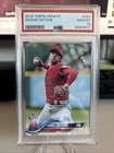 2018 Topps Update SHOHEI OHTANI Rookie RC #US1 PSA 10 GEM Pitching in Red Jersey
