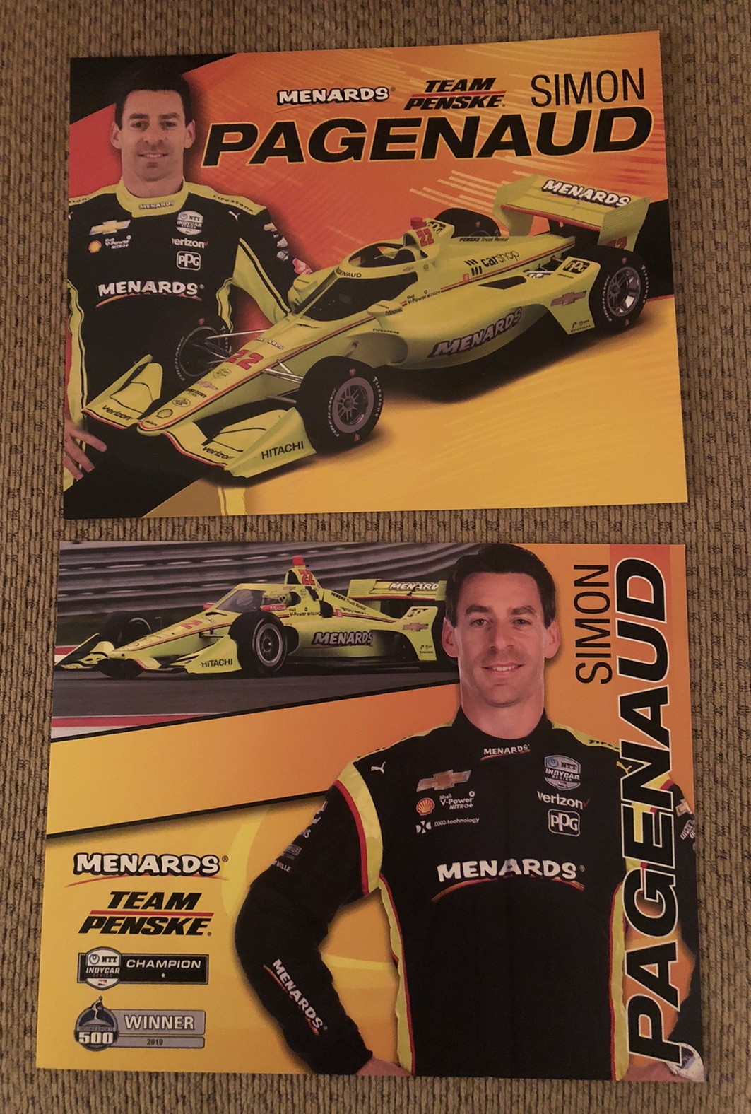 Indy Driver Postcards (9)