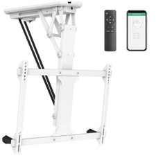 Electric Ceiling Tv Mount With Remote And App Controller, Motorized Flip Down Pi